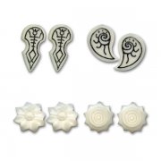 Bone & Horn Tribal  Ear Studs New Collection <b>($1.54 Each)</b>