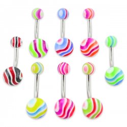 UV Waves Navel Ring <B>($0.15 Each)</B>