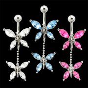 Gem Dangling Navel Banana Dragonflies <B>($0.99 Each)</b>