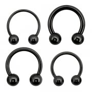 Blackline Horseshoe Circular Barbells <b> ($0.94 Each)</b>