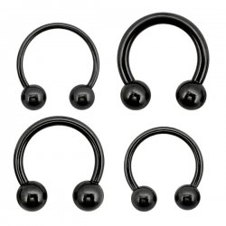 Blackline Horseshoe Circular Barbells <b> ($0.94 Each)</b>