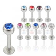 Single-Jewel Chin Labret <B>($0.45 Each)</b>