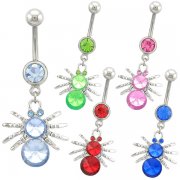 Hot Spider Navel Rings <B>($0.99 Each)</b>