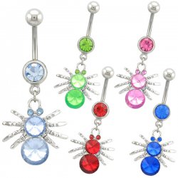 Hot Spider Navel Rings <B>($0.99 Each)</b>