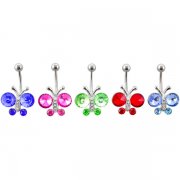 7 Gems Butterfly Rings <B>($0.99 Each)</b>