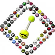 Logos Mega Pack - UV Tongue Barbell <B>($0.45 Each)</b>