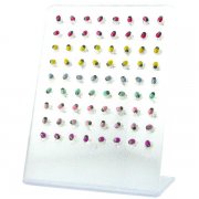 925 Sterling Silver Lady Bug Ear Studs w/ Display <b>($0.45/PAIR)</b>