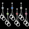 Handcuffs Navel Rings <B>($0.82 Each)</b>