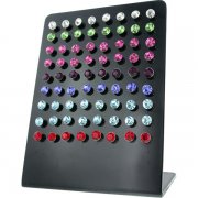 Swarovski 5mm Color Ear Studs w/ Display <b>($0.50/PAIR)</b>