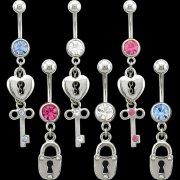 Locks Navel Rings <B>($0.82 Each)</b>