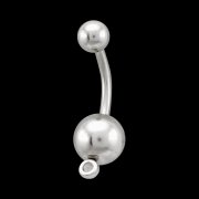 Plain Add your own charm Navel Rings <B>($0.49 Each)</b>