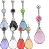 Zara Big Teardrop Navel Rings <B>($0.70 Each)</b>