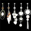 Antique Shell Navel Rings Collection <B>($0.99 Each)</b>