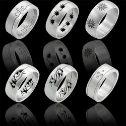 316L Surgical Steel Rings Design Bands Part IV <b>($0.99 Each)</b>