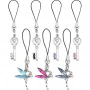 Jeweled Keys & Fairies Charms for Mobile Phones <B>($0.95 Each)</b>